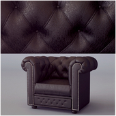 Armchair Chesterfield Classic Chair Antique Brown
