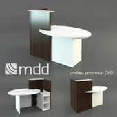 Reception desk OVO from MDD
