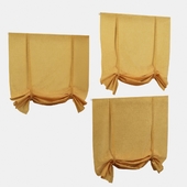 Austrian curtain (yellow)