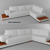 White Corner Sofa