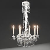 Grand 32" Round Paulina Crystal Chandelier