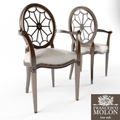Chair with armrests Francesco Molon