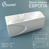 Acrylic bathtub Aquatek &quot;Europe&quot;