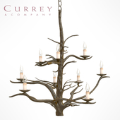Currey and Company 9327 Treetop 9-Light Chandelier