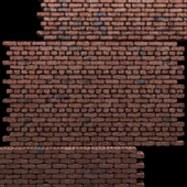 Wall of red bricks