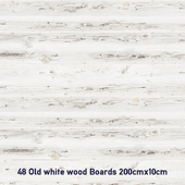 48 Old White Wood Planks Textures
