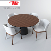GIANO table and chair MAGDA