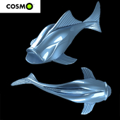 Настенная статуэтка Fish W39 COSMO