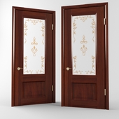 Двери Бриони со стеклом "Фаберже"
