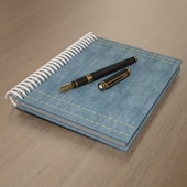 Pen & Spiral Notebook