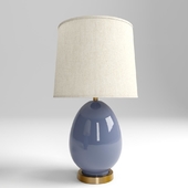 Blue egg lamp
