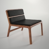 Lounge wooden chair