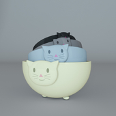Kitty cups set