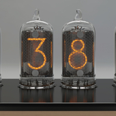 clock on the radio tubes Chronotronix V400