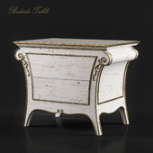 Classic Bedside Table with craquelure