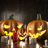 Halloween pumpkin Jack set 1