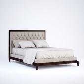 Moderne Platform Bed - Tufted - Baker Furniture