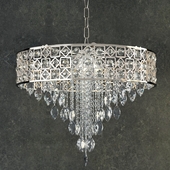 The Lighting Book PANDORA modern crystal chandelier for high ceilings 2