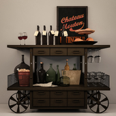 Decorative wine set