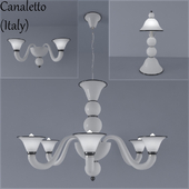 Set of chandeliers, sconces, lamps Canaletto