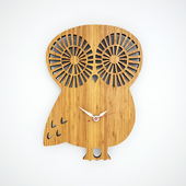 Decoylab-Modern Owl Wall Clock
