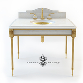 "Sherle Wagner", Reeded Console LEG-4760