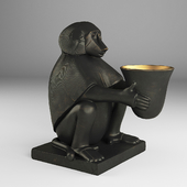 Eichholtz Monkey With Light Art Deco