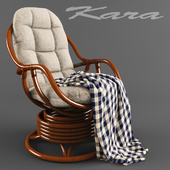 Kara rocking chair with cushion Utomo Rattan