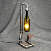 Peared Creation. Bottle Lamp 01