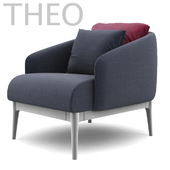 chair with ottoman THEO (zeo)
