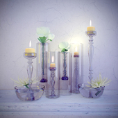 Serax vases, candlesticks