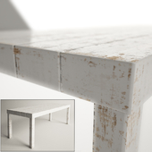 white table (wood)
