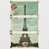 Uttermost. Eiffel Tower Carte Postale S3