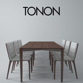 Table and chairs Tonon Pit