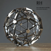 Polyhedron from Restoration Hardware, model polished nickel