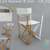 Folding chair by Carl Hansen & Søn