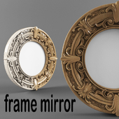 round frame mirror