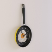 Wall Clock Frying Pan