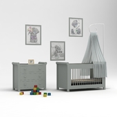 A set of children&#39;s furniture Tartine et Chocolat