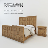 17th C Castello Bed With Footboard