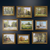 Landscapes from Alexander Ilyin framed