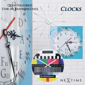 Wall clock Nextime Funky Clocks, Quintenzirkel and Nextime Plug Inn