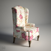 English armchair with ears