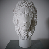 Bust of a lion