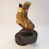 Скульптура хоккейного конька
