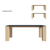 Gervasoni Wood Metal Table