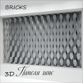3d панель bricks