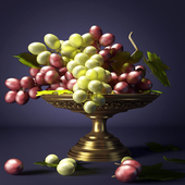 Grapes in a vase