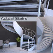 лестница спиральная Actual Stairs