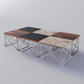 Eames Wire Base Low Table by Charles &amp; Ray Eames